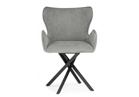 Стул на металлокаркасе Карлайл антрацитовый brendy stone 28, черный