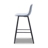 Стул барный 350B голубой TD3052-4, черный