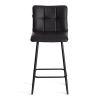 Полубарный стул Бари черный