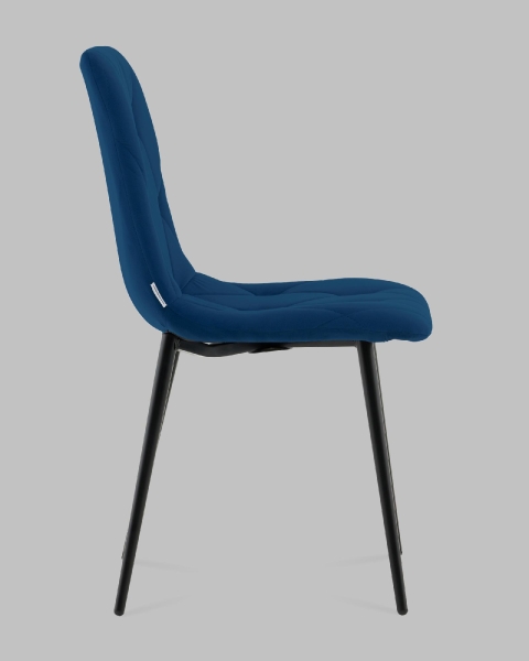 Стул Одди Diamond велюр синий Стул Одди Diamond велюр синий