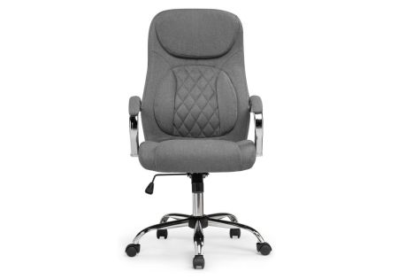 Компьютерное кресло Tron серый ткань