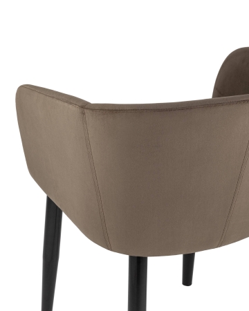 Кресло Ральф велюр коричневый