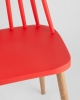 Стул Морган пластиковый красный 4 шт.