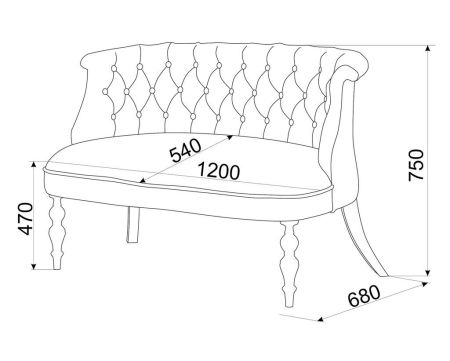 Диван Бархат темный тон, 5 - золото Диван Бархат темный тон, 5 - золото