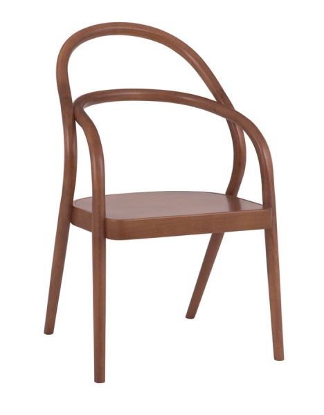 Полукресло венское Orion светлый орех, жесткое сиденье