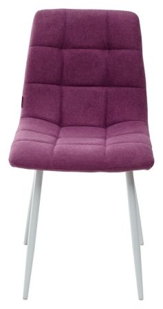Стул CHILLI UF860-15B сияющая орхидея ткань, белый каркас
