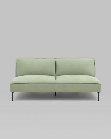 Диван прямой Кассель велюр светло-салатовый Диван прямой Кассель велюр светло-салатовый