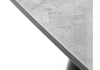 Стеклянный стол Рамси мрамор серый