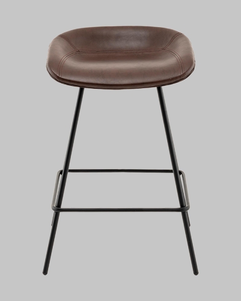 Стул полубарный Фуриоса экокожа коричневый Стул полубарный Фуриоса экокожа коричневый