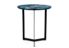 Журнальный стол Роб D-450 45х50 лазурит, черный