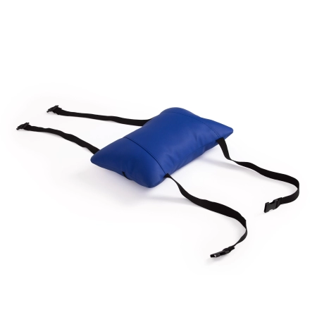 Кресло DRIVER (22) экокожа и ткань, синий и серый