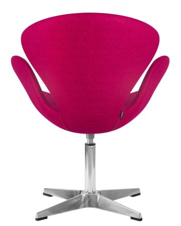 Кресло дизайнерское SWAN бордо, ткань