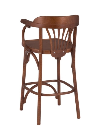 Стул барный 650 Венский твердый средний тон