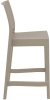 Стул пластиковый полубарный Siesta Contract Maya Bar 65 бежевый