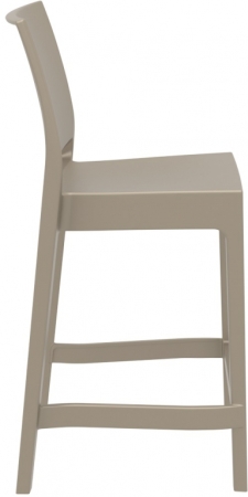 Стул пластиковый полубарный Siesta Contract Maya Bar 65 бежевый