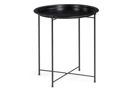 Журнальный стол Tray 47х51 черный