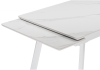 Керамический стол Норман 140 (200) х 80 белый мрамор alpin white, snow white, белый