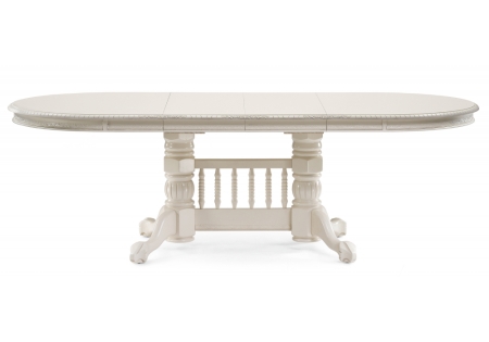 Стол деревянный Кантри 160 овальный крем