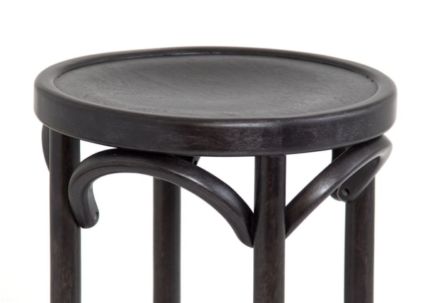 Барный деревянный табурет Венский 750 венге с твердым сиденьем