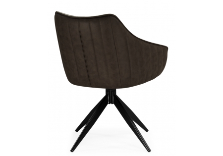 Стул на металлокаркасе Kansas коричневый, кремовый, черный Стул на металлокаркасе Kansas коричневый, кремовый, черный