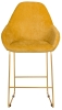Кресло полубар Kent Желт/Линк золото
