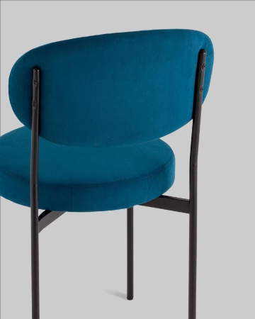 Стул Бриф DD велюр синий Стул Бриф DD велюр синий