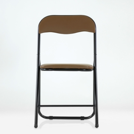 Стул Barneo N-297 Joker черный каркас - PU темно-коричневая экокожа