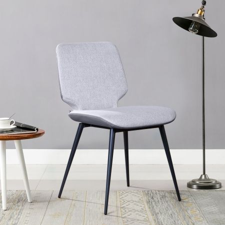 Стул Adam рогожка комби серый