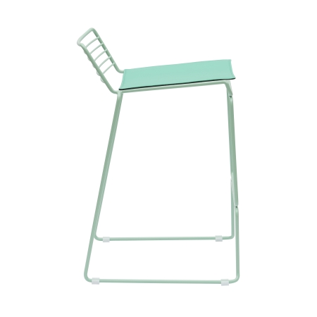 Стул полубарный Danny зеленый с подушкой Стул полубарный Danny зеленый с подушкой