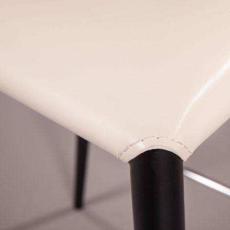 Полубарный стул Albert, кожа бежевый