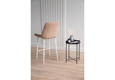 Барный стул Седа бежевый (zd 210), белый