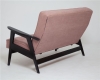 Диван двухместный РЕТРО венге, RS 12 - розовый Диван двухместный РЕТРО венге, RS 12 - розовый