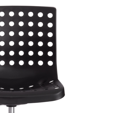 Офисное кресло SKALBERG OFFICE (mod. C-084-B) металл и пластик, 46 х 59 х 75-90 см, черный