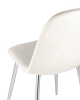 Стул Валенсия велюр кремовый хромированные ножки Стул Валенсия велюр кремовый хромированные ножки