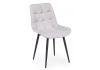 Стул на металлокаркасе Челси 360 К светло-серый (zd 960), черный np