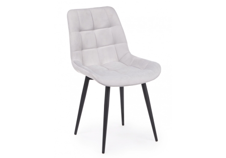 Стул на металлокаркасе Челси 360 К светло-серый (zd 960), черный np