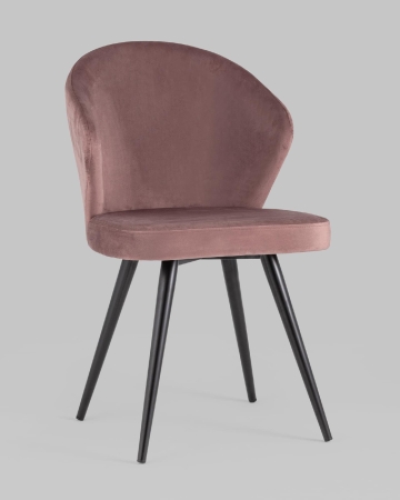 Стул Танго велюр пыльно-розовый