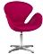 Кресло дизайнерское SWAN (бордо ткань AF5)