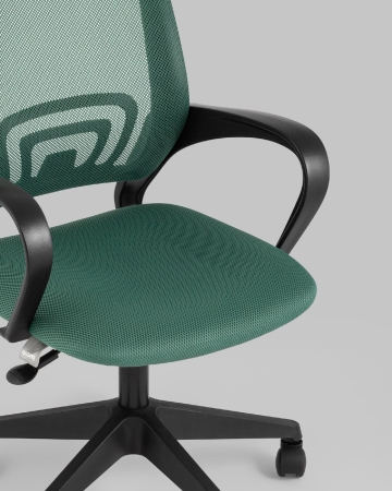 Кресло офисное ST-Basic TopChairs сетка и ткань зеленый