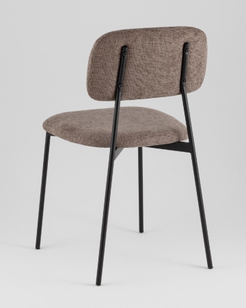 Стул Chao коричневый черные ножки 4 шт.