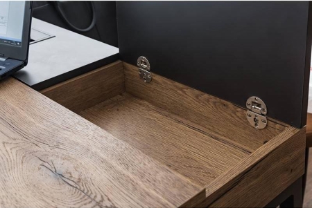 Стол рабочий Loft дуб натуральный, бетон