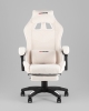 Кресло спортивное TopChairs MG-7019 букле белый фото в интернет-магазине Stoolmarket