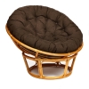 Кресло "PAPASAN" 23/01 W с подушкой мед, ткань коричневый, 3М7-147