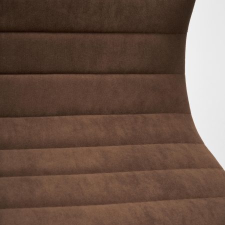 Кресло URBAN-LOW флок, коричневый