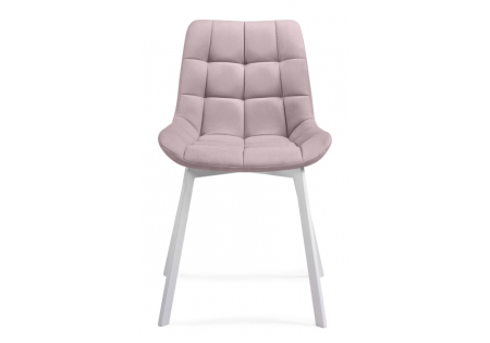 Стул на металлокаркасе Стронг 4 шт розовый, белый