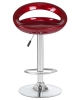 Стул барный DISCO бордовый металлик