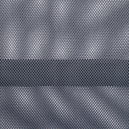 Кресло START флок и ткань, черный и серый