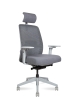 Кресло офисное Altai SL 6D серый, ткань и пластик, мягкое сиденье, с подлокотниками