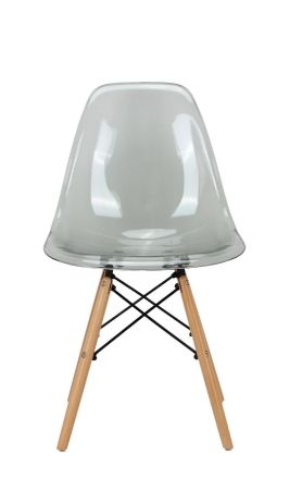 Стул Eames прозрачный серый