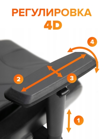 Кресло для геймера Serval X экокожа черный